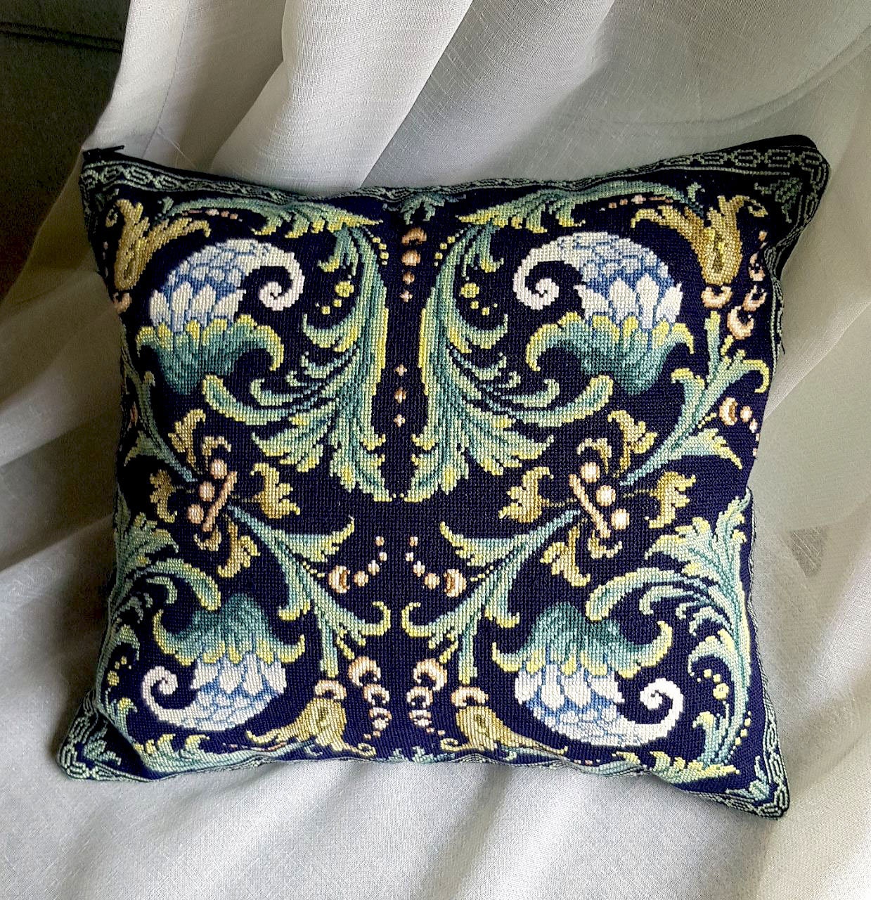 Victorian Cross Pattern PDF Victorian Cross Stitch Pattern, Aconite Leaf Ornament Embroidery ...