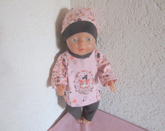 Puppenkleidung 3tlg. Puppen 43 cm