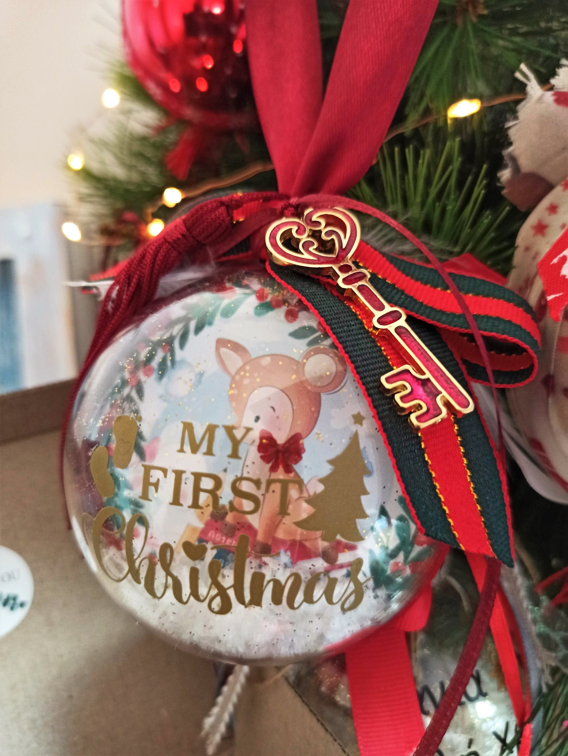 thumbnail image 2 of Buy Personalized Babys First Christmas Ornament 2023 - Present Box Baby 2 of 13