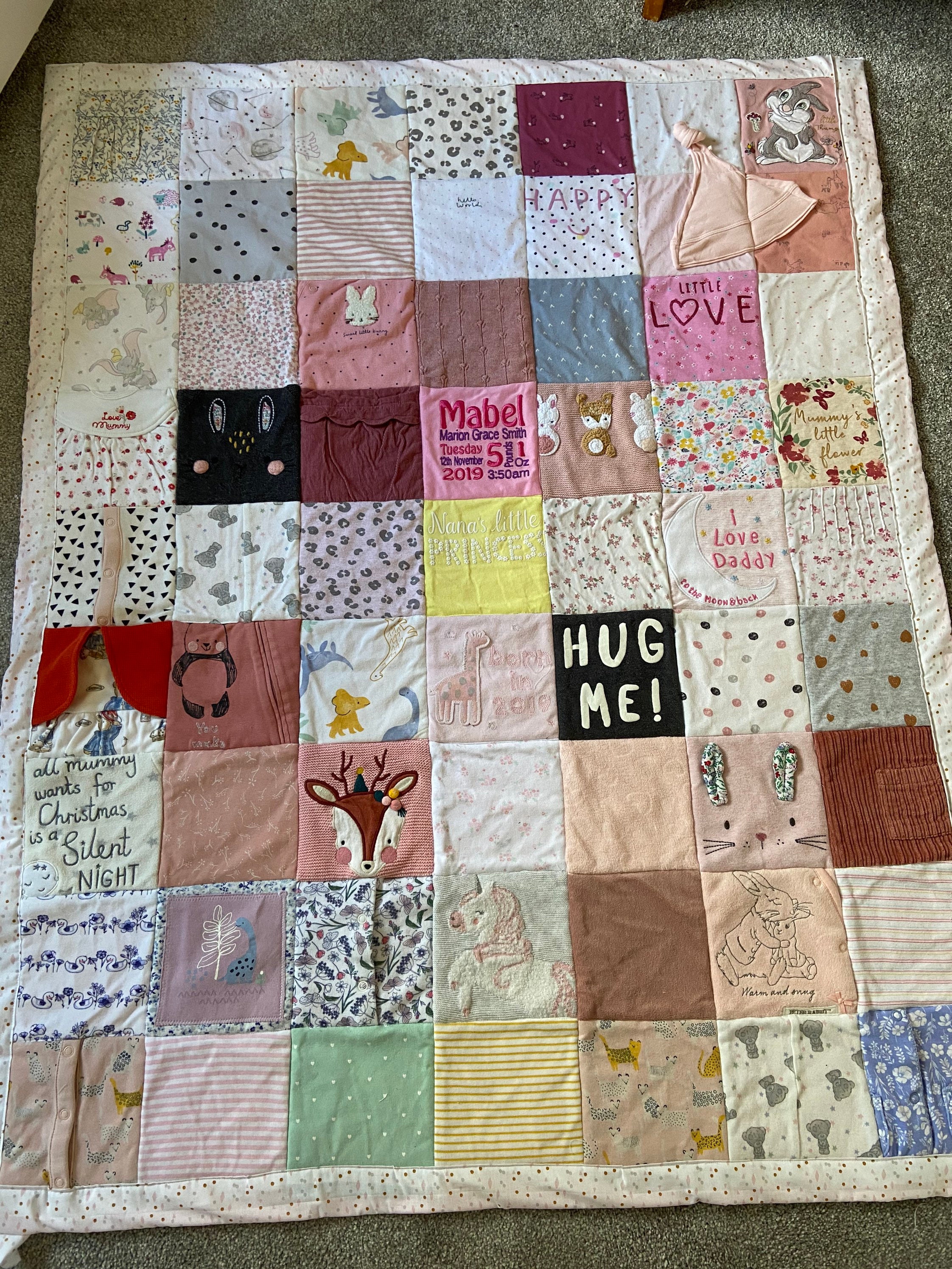 Single keepsake quilt Etsy
