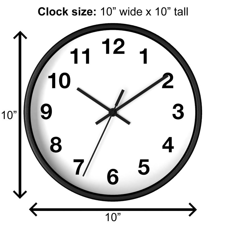 10 Wall clock POLICE #19 Officer Dept Cop Hero Law Enforcement Thin Blue Line Birthday Gift