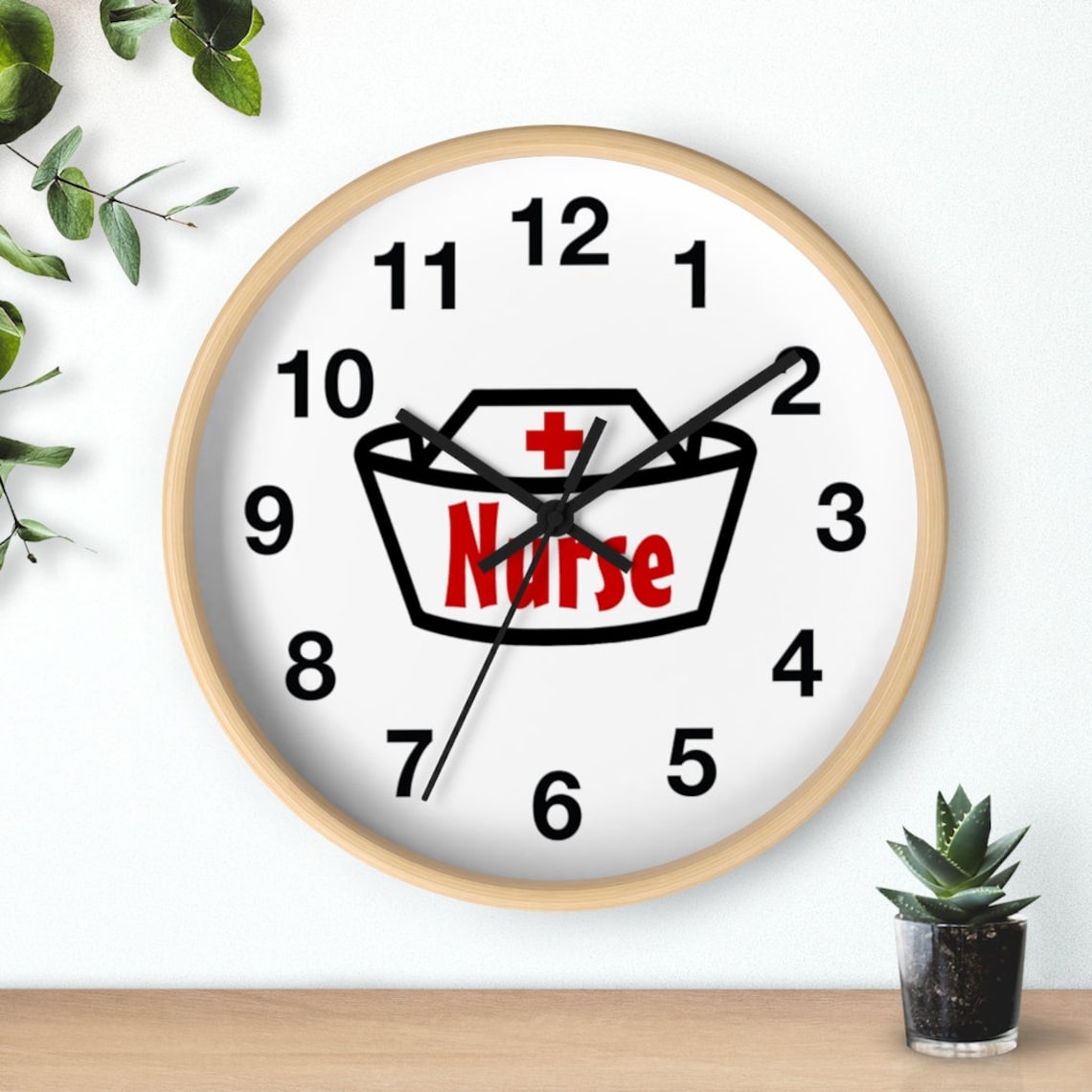 10 Wall clock Nurse 35 rn lpn Practitioner Healthcare Etsy