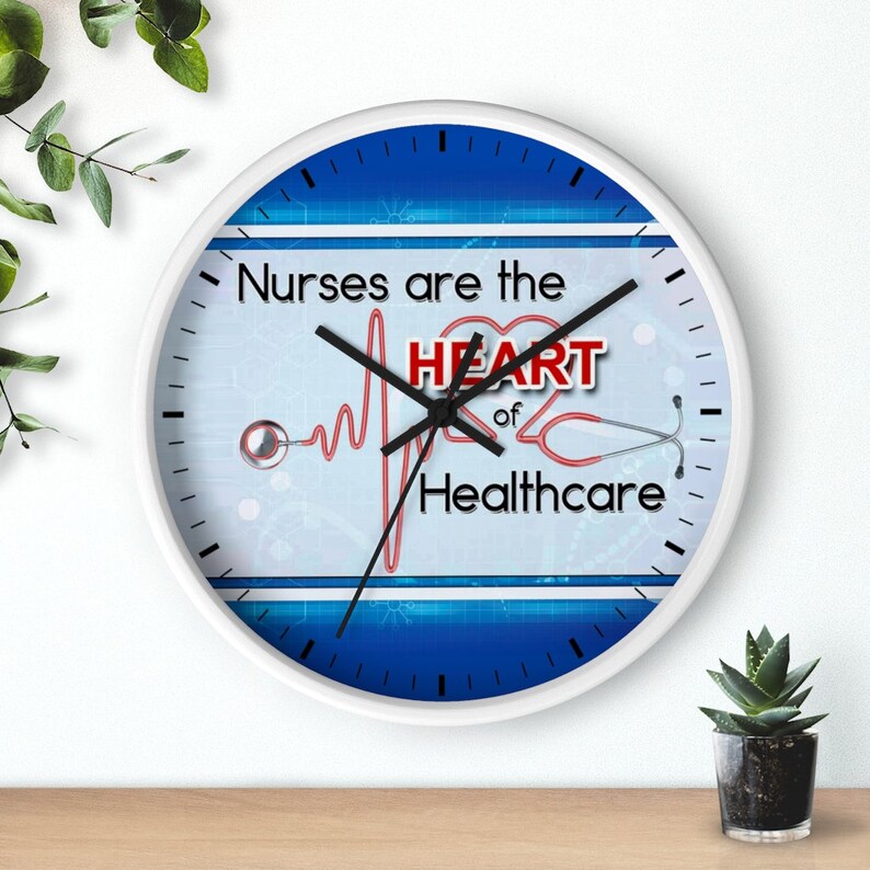 10 Wall clock Nurse 37 rn lpn Practitioner Healthcare Etsy