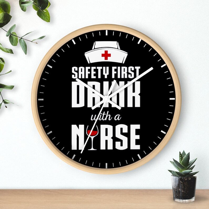 See Estimated Delivery 10 Wall clock Nurse #6 rn lpn Practitioner Healthcare Nursing Angel Birthday Gift