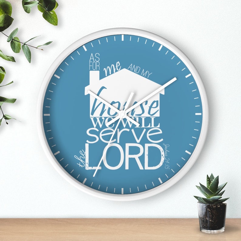 Wall Clock Christian 7 Jesus Christ Religious Spiritual God Etsy