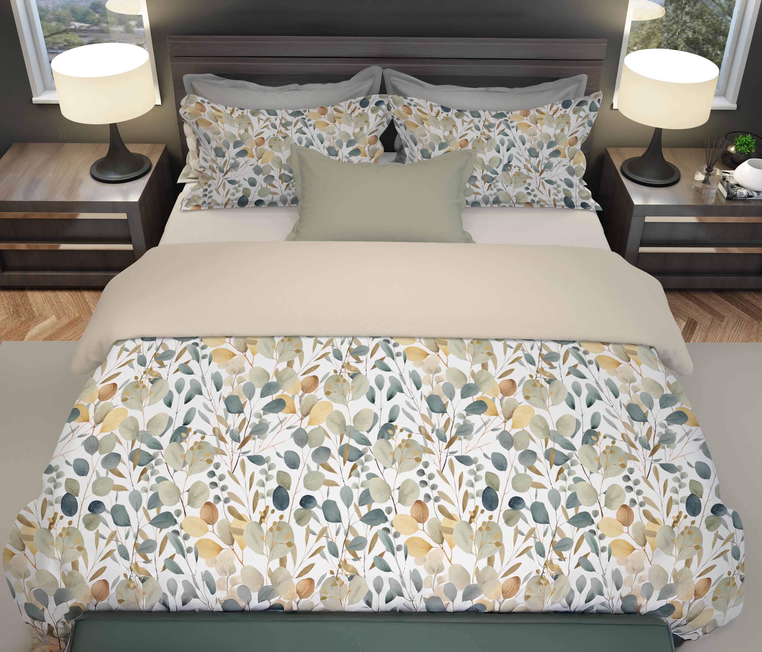 Housse couette en percale de coton - corail mer Tradition Des Vosges | La Redoute