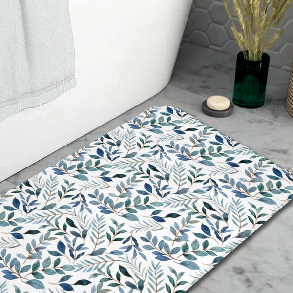 Green Bath Mat - Etsy