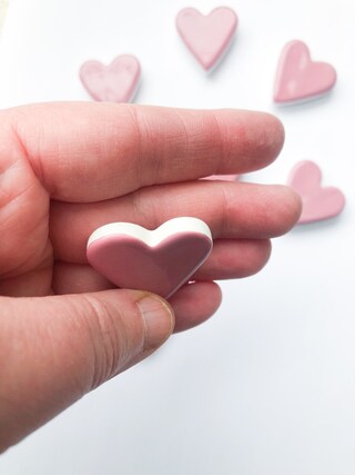 Magnete Frigorifero Cuore Rosa 'Miglior Mamma Del Mondo' - Ceramica, 6,8x6,8 Cm, Framan