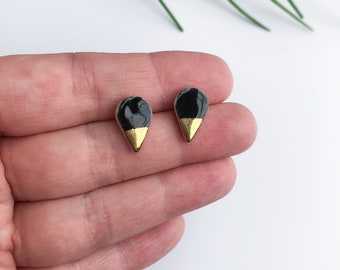 Orecchini da donna nero | Argento e bigiotteria su