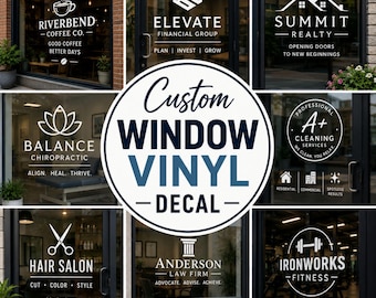 Custom Window Decal, Window Stickers, Business Window Decals, Custom Vinyl Decals, Custom Vinyl Stickers, Personalised Stickers, Shop Window