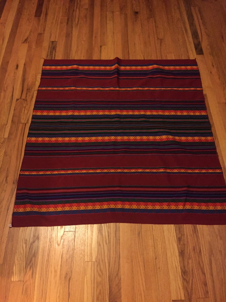 Sheep Wool Accent Throw CLEARANCE Wanderlust Peruvian Cloth Table Runner
