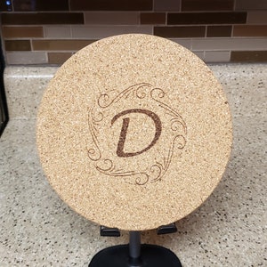 Personalized Cork Trivet, Custom Cork Trivet, Cork Trivet, Monogram Cork Trivet, Personalized Trivet, Custom Trivet, Monogram Trivet, Trivet