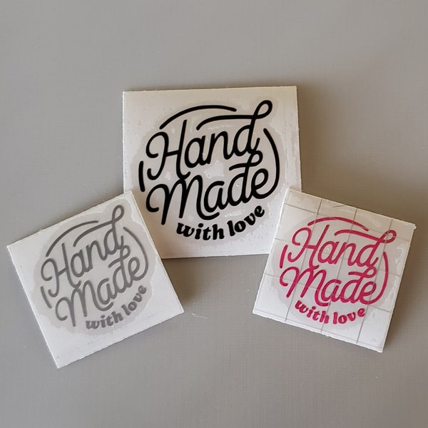 Handmade with Love Decal, Hand Made, Handmade Decal, Hand Made with Love, Decal, Hand Made with Love Decal, Made with Love