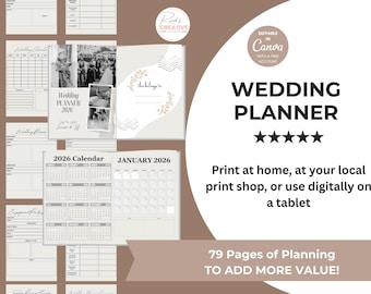 Ultimate Wedding Planner Printable: Bride Organizer Binder (PDF Download)