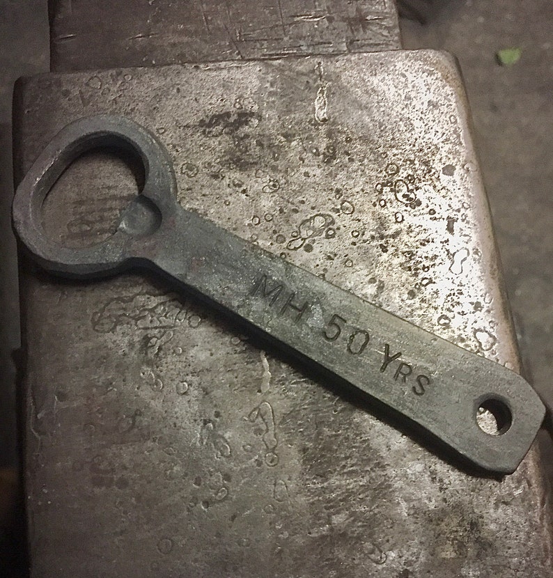 Hand Forged, Personalised, Anniversary, Birthday, Stocking Filler, Groom Gift, Bottle Opener image 10