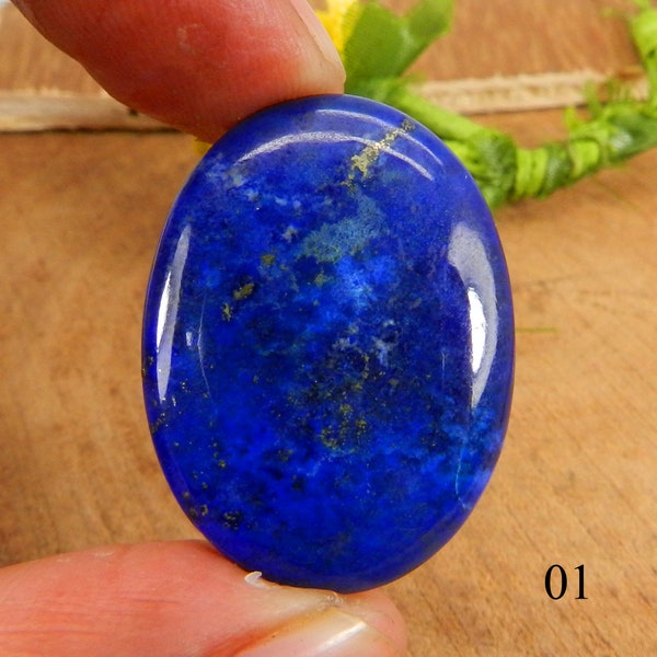 Afghanistan Natural Lapis Lazuli Oval Shape Semiprecious Loose Gemstone Smooth Polish Cabochon for Jewelry,Blue Lapis For Making Jewelry