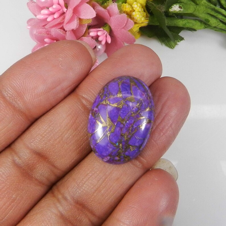 Mohave Purple Turquoise Gemstone Cabochon