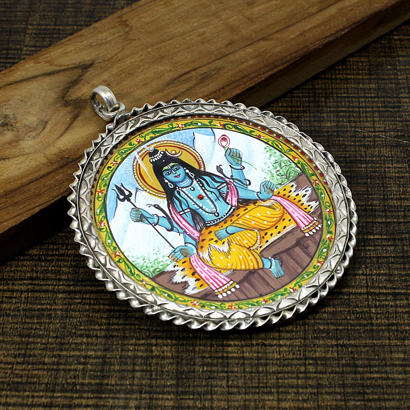 Lord shiva pendant silver Clearance