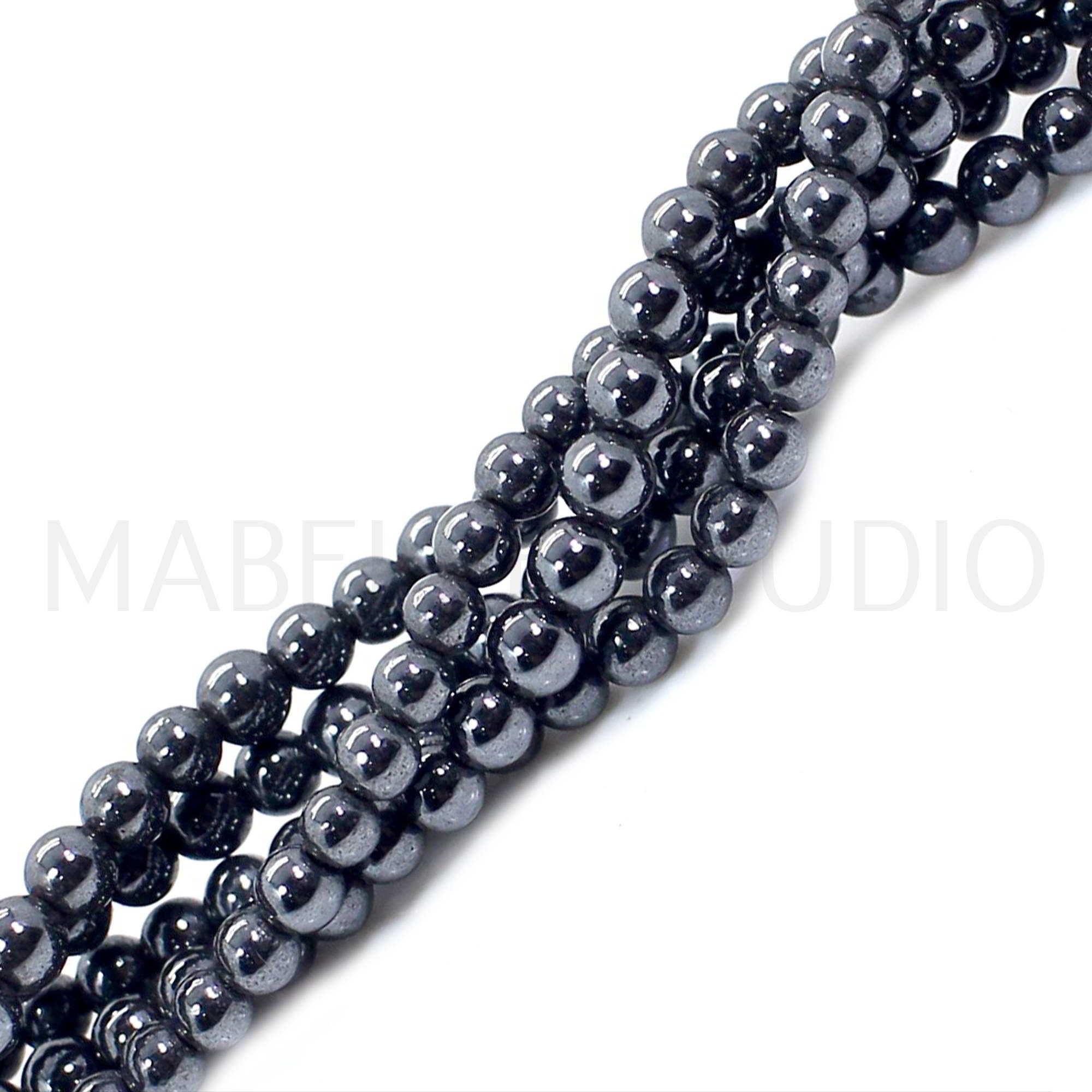 Black Hematite Beads 3MM Beads Round Small Beads Round Etsy