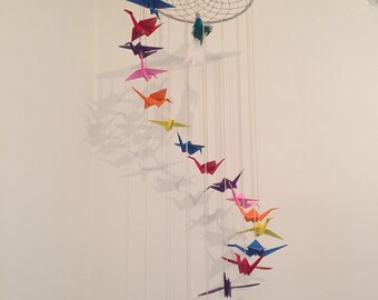 Life on the Moon Satellite Mobile Room Decor