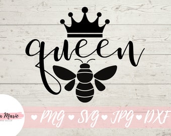 Download Queen Bee Svg File Etsy