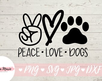 Download Dog Love Svg Etsy 3D SVG Files Ideas | SVG, Paper Crafts, SVG File