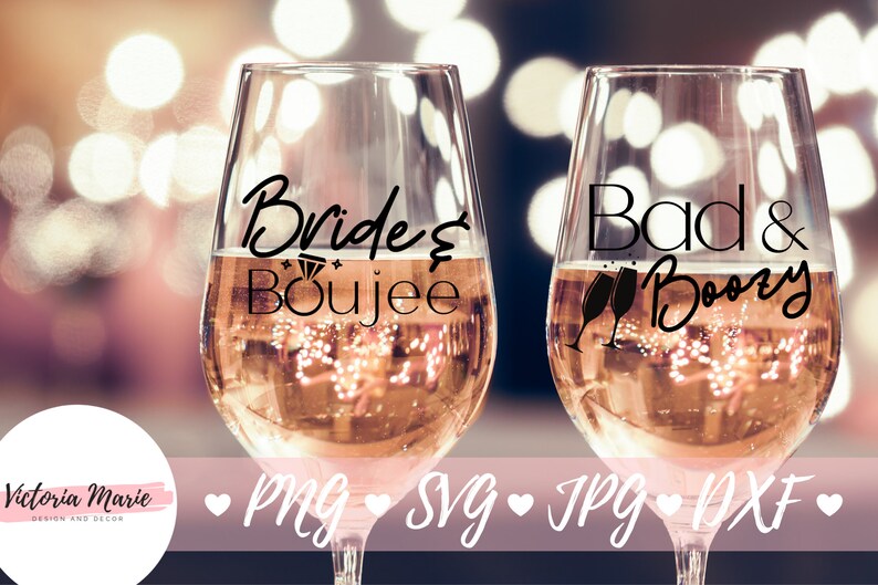 Download Bride and Boujee svg Bad and Boozy svg Bride and Boozy svg ...