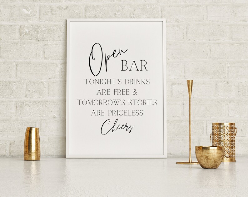 Free Free 286 Wedding Bar Sign Svg SVG PNG EPS DXF File