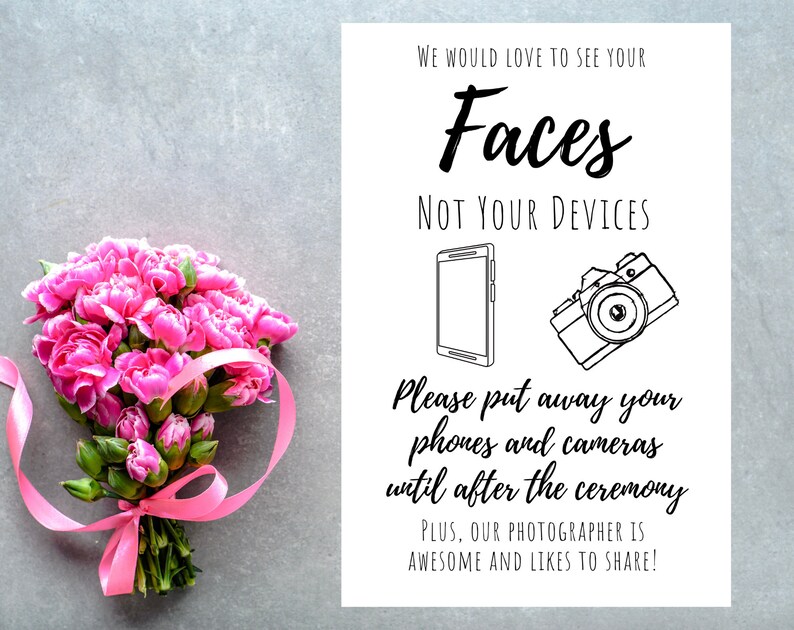 Download Unplugged Wedding Ceremony Sign Wedding Decor SVG Modern ...