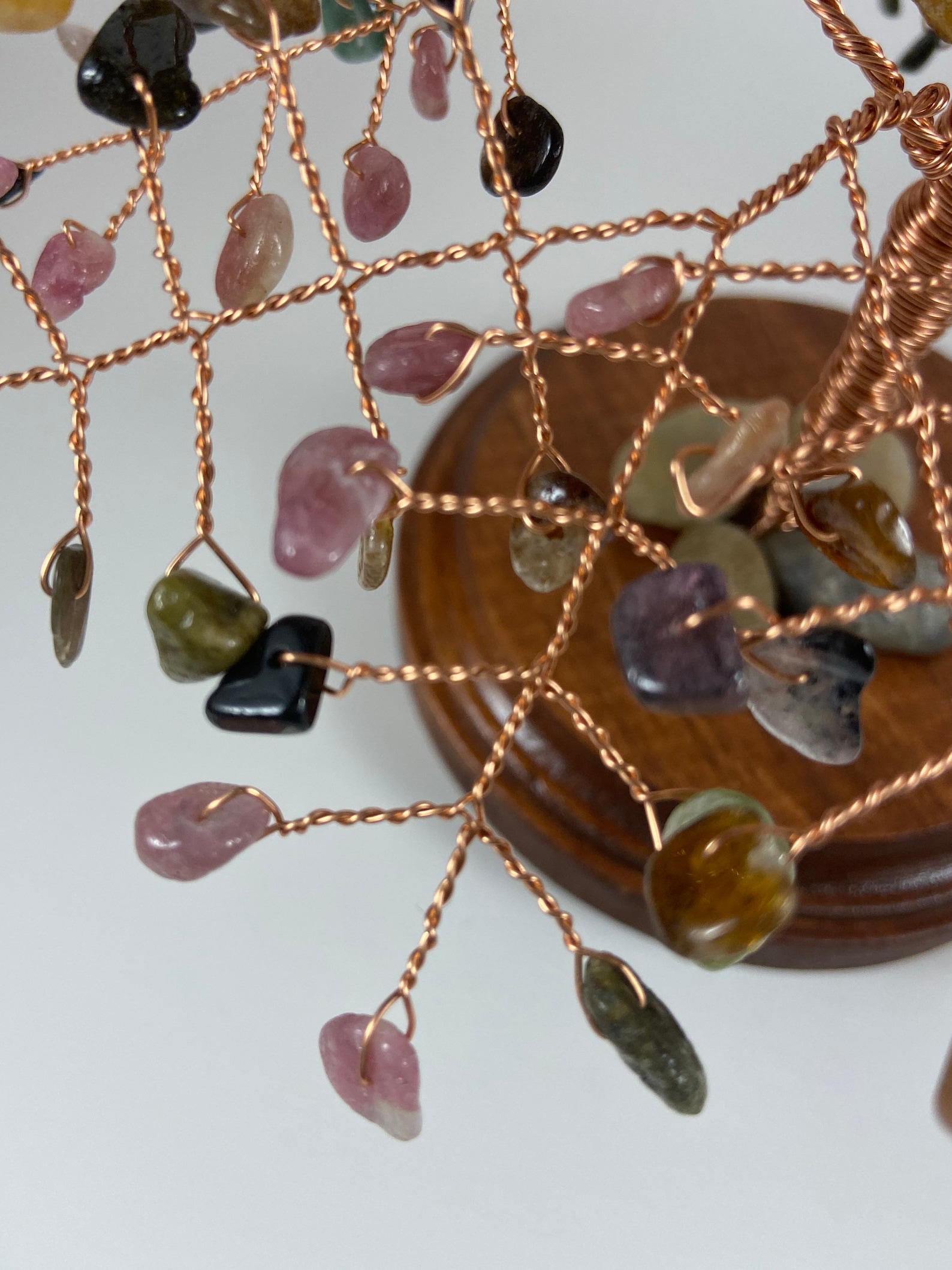 Gemstone Wire Trees Etsy