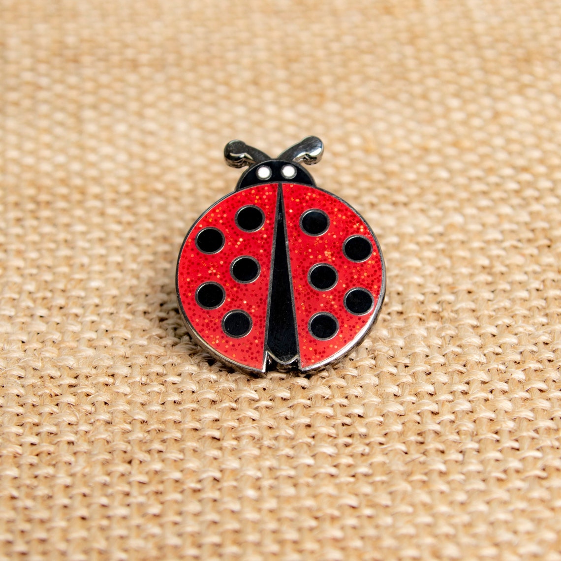 Ladybug Enamel Pin I Lucky Lady Bug Pin Gift I Hard Enamel Pin Etsy