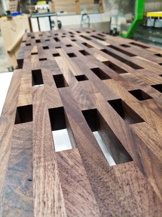 Entryway cheap bench walnut