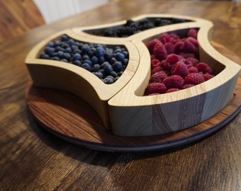 Serving Tray, Nut Tray, Serving Board, Appetizer Tray, Decorative Serving Tray, Serving Platter,  Oak Tray, Kitchen Tray