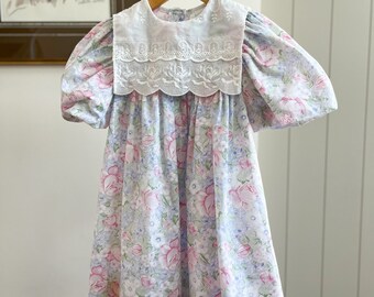 Vintage girls’ floral dress 4T