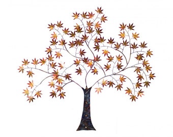 Metal Wall Sculpture ' Greeting Tree ' 89x100x7cm