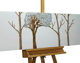Cuadro de madera 3D 'Eterna Primavera' 120x40x3,5 cm