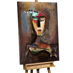 Metal picture 3D &#39;Court Jester&#39; 75x100x5.5 cm