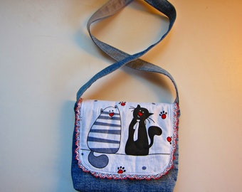Sac A Main Bandouliere En Forme De Chat Aux Pompons Colores Etsy Sac A Main Bandouliere En Forme De Chat Aux Pompons Colores Etsy