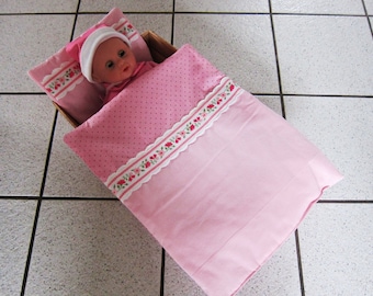 5) Doll bedding