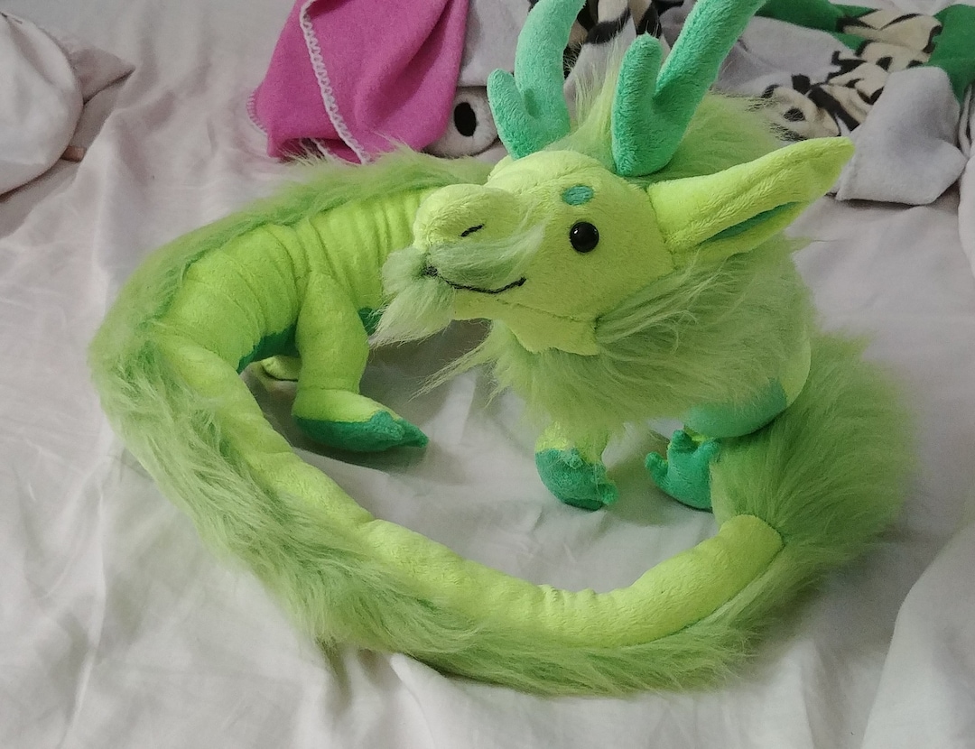Pattern Noodle Dragon Plush Pattern Etsy