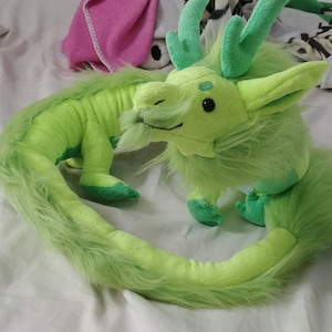 Pattern Noodle Dragon Plush Pattern