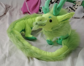 Pattern Noodle Dragon Plush Pattern