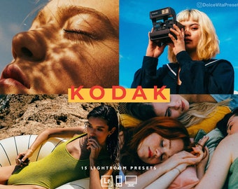 Kodak -  15 Lightroom Mobile Presets, Summer Presets, Influencer, Film Presets, Instagram Filter for Bloggers, Beach Travel Presets, Italy