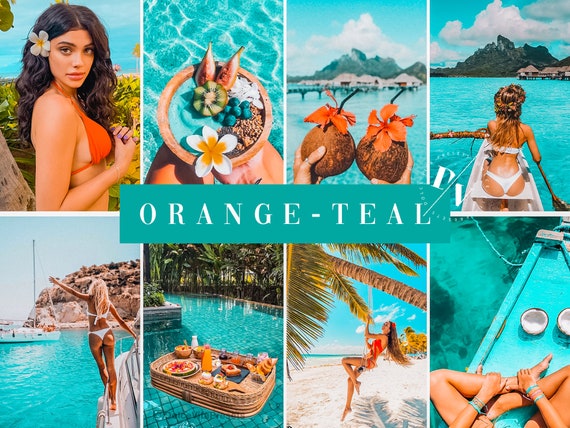 Instagram Filters Mobile Lightroom Presets Vsco Filter Tangerine Presets 3 Orange Presets Travel Presets Beach Presets Nature Presets