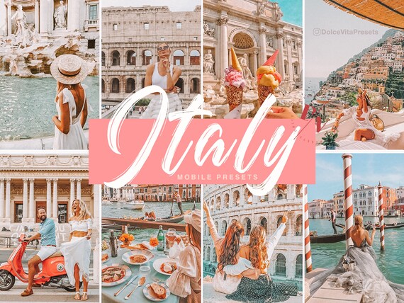 Italy 3 Mobile Lightroom Presets Italy VSCO Summer | Etsy