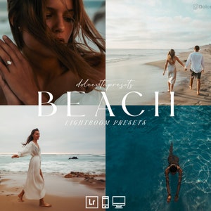30 Beach Lightroom Mobile Desktop Presets, Sommer Presets, Influencer Sommer Presets, Instagram Filter für Blogger, Beach Travel Presets