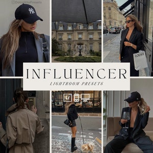 Influencer - 10 Luxurious Lightroom Mobile Presets - Brown, VSCO, Instagram, blogger, travel, luxury