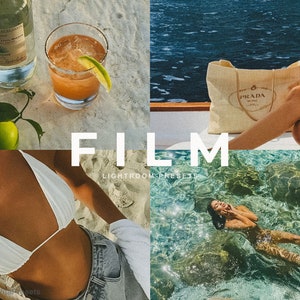 Film -  5 Lightroom Mobile Presets, Summer Presets, Influencer, Film Presets, Instagram Filter for Bloggers, Beach Travel Presets, Italy