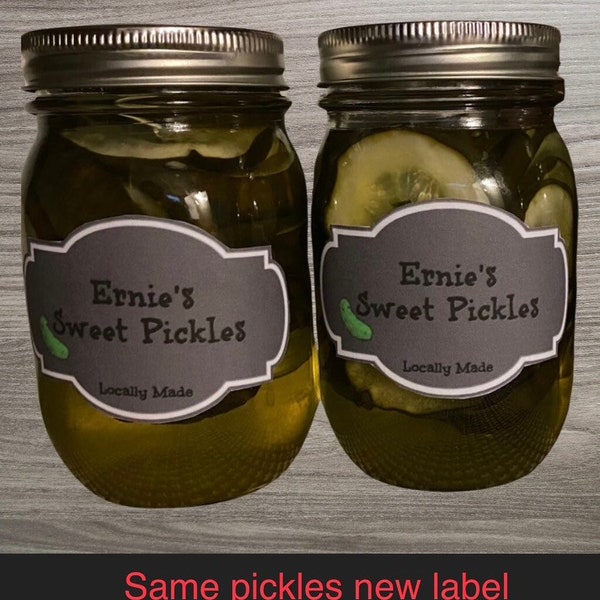 Ernie’s Sweet Pickles