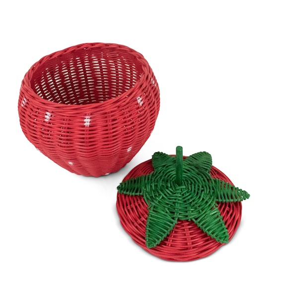 WOVEN STORAGE BASKET, Decorative Basket, Handmade Eco- Friendly Hand W